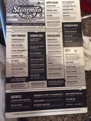 Menu photo 6 Stearman Field Bar & Grill Benton, KS Menu photo 6 Stearman Field Bar & Grill Benton, KS