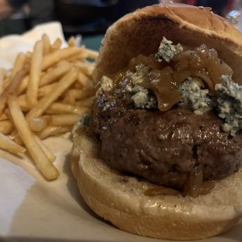 Donovan's Pub - The Roosevelt with blue cheese - Burgers Near Me - Woodside, New York Donovan's Pub - The Roosevelt with blue cheese - Burgers Near Me - Woodside, New York