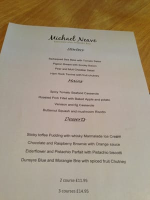 Menu photo 5 Michael Neave Kitchen and Whisky Bar Edinburgh, EDH