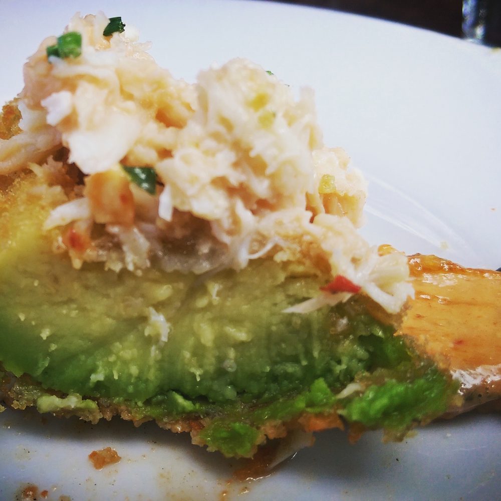 Roaring Fork - Fried avocado with crab meat excellent. - New American Near Me - Austin, Texas
