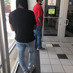 United States Post Office - The line after 30 minutes wait.