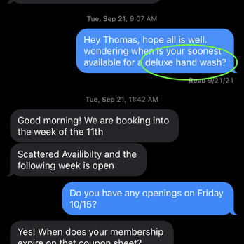 Tiger Auto Detail - Owner Thomas accused me of scheduling an exterior wash. See coupon sheet - listed as exterior and interior. - Auto Detailing Near Me - Tigard, Oregon Tiger Auto Detail - Owner Thomas accused me of scheduling an exterior wash. See coupon sheet - listed as exterior and interior. - Auto Detailing Near Me - Tigard, Oregon