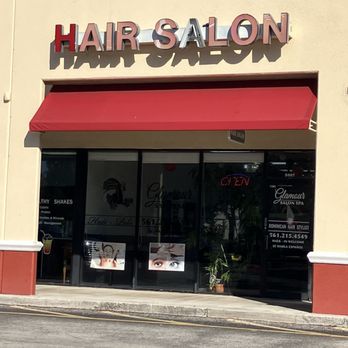 Glamour Unisex Salon - Outside - Hair Salons Near Me - Greenacres, Florida Glamour Unisex Salon - Outside - Hair Salons Near Me - Greenacres, Florida