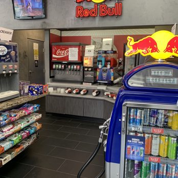 Chevron - the inside of a red bull store - Gas Stations Near Me - Los Angeles, California Chevron - the inside of a red bull store - Gas Stations Near Me - Los Angeles, California