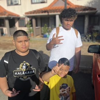 Kutthroat Barbershop - My son and nephews after their fresh back to school haircuts lol - Barbers Near Me - Honolulu, Hawaii Kutthroat Barbershop - My son and nephews after their fresh back to school haircuts lol - Barbers Near Me - Honolulu, Hawaii