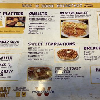 Hillbilly Hideout - a menu for breakfast - Diners Near Me - Ozark, Arkansas