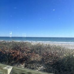 Saltys Surf Shop - View from inside.