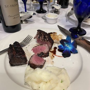 Prime 13 - Filet mignon cooked medium was delicious - Steakhouses Near Me - Point Pleasant Beach, New Jersey