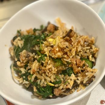 Anjin - Seasoned Mix Vegetable and Ground Chicken on Rice in Hot Stone Pot. (1/2 Portion) - Japanese Near Me - Costa Mesa, California Anjin - Seasoned Mix Vegetable and Ground Chicken on Rice in Hot Stone Pot. (1/2 Portion) - Japanese Near Me - Costa Mesa, California