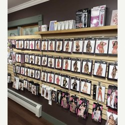 Get Yours - Lingerie and intimate apparel selection inside Get Yours in Waterbury Center, Vermont.