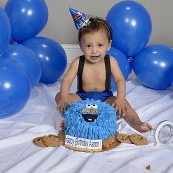 Joyce Bakery - Cookie Monster Smash Cake - Bakeries Near Me - Norwalk, California