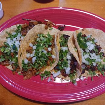 Don Tellos Tex Mex Grill - 2 tacos al Pastor, 2 Chorizo - Mexican Near Me - Conyers, Georgia