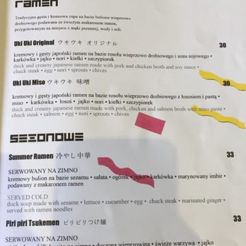 Uki Uki - Menu - Sushi Bars Near Me - Warsaw, MZ