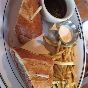 Hillstone - French dip sandwich with fries - New American Near Me - San Francisco, California