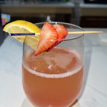 Brunch Junction - Strawberry Mimosa - Breakfast & Brunch Near Me - Pearland, Texas