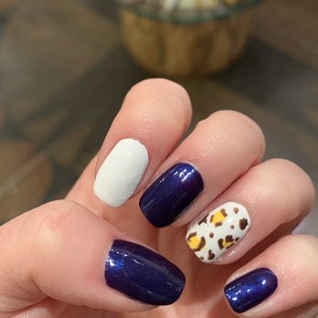 MC Prime Nails Studio - left hand, can notice bumpy nail job more clearly on white nail - Nail Salons Near Me - Brooklyn, New York MC Prime Nails Studio - left hand, can notice bumpy nail job more clearly on white nail - Nail Salons Near Me - Brooklyn, New York