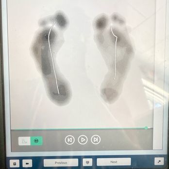The Good Feet Store - My foot scan showing pressure points - Orthotics Near Me - North Wales, Pennsylvania The Good Feet Store - My foot scan showing pressure points - Orthotics Near Me - North Wales, Pennsylvania