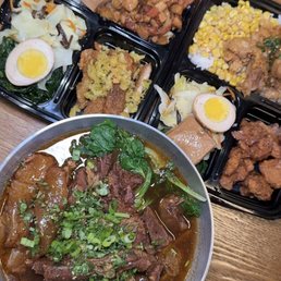 Braised Beef Noodle Soup (Choose Your Own Meat. Start From 9.99) Classic Braised Diced Pork Belly(B) Pop Corn Chicken Bento Braised Beef Noodle Soup (Choose Your Own Meat. Start From 9.99) Classic Braised Diced Pork Belly(B) Pop Corn Chicken Bento