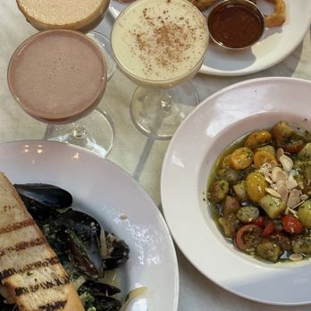 The Daily Catch - Mussels Siciliano, House made gnocchi, Fried Calamari, Sicilian Sleigh Ride, Pistachio Martini - Seafood Near Me - Boston, Massachusetts The Daily Catch - Mussels Siciliano, House made gnocchi, Fried Calamari, Sicilian Sleigh Ride, Pistachio Martini - Seafood Near Me - Boston, Massachusetts
