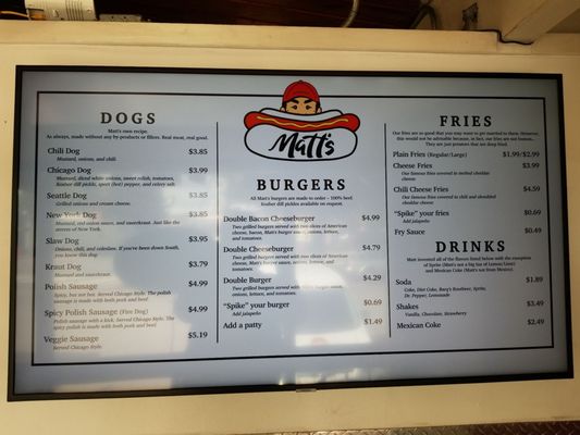 Menu photo 5 Matt's Famous Chili Dogs Seattle, WA Menu photo 5 Matt's Famous Chili Dogs Seattle, WA