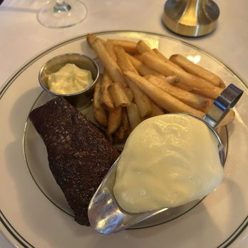 M Peppers - Steak Bavette with crab and bernaise. Fries and truffle aioli. - French Near Me - Louisville, Kentucky M Peppers - Steak Bavette with crab and bernaise. Fries and truffle aioli. - French Near Me - Louisville, Kentucky