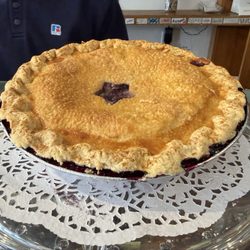 Harbor Treats - Fresh whole blueberry pie.