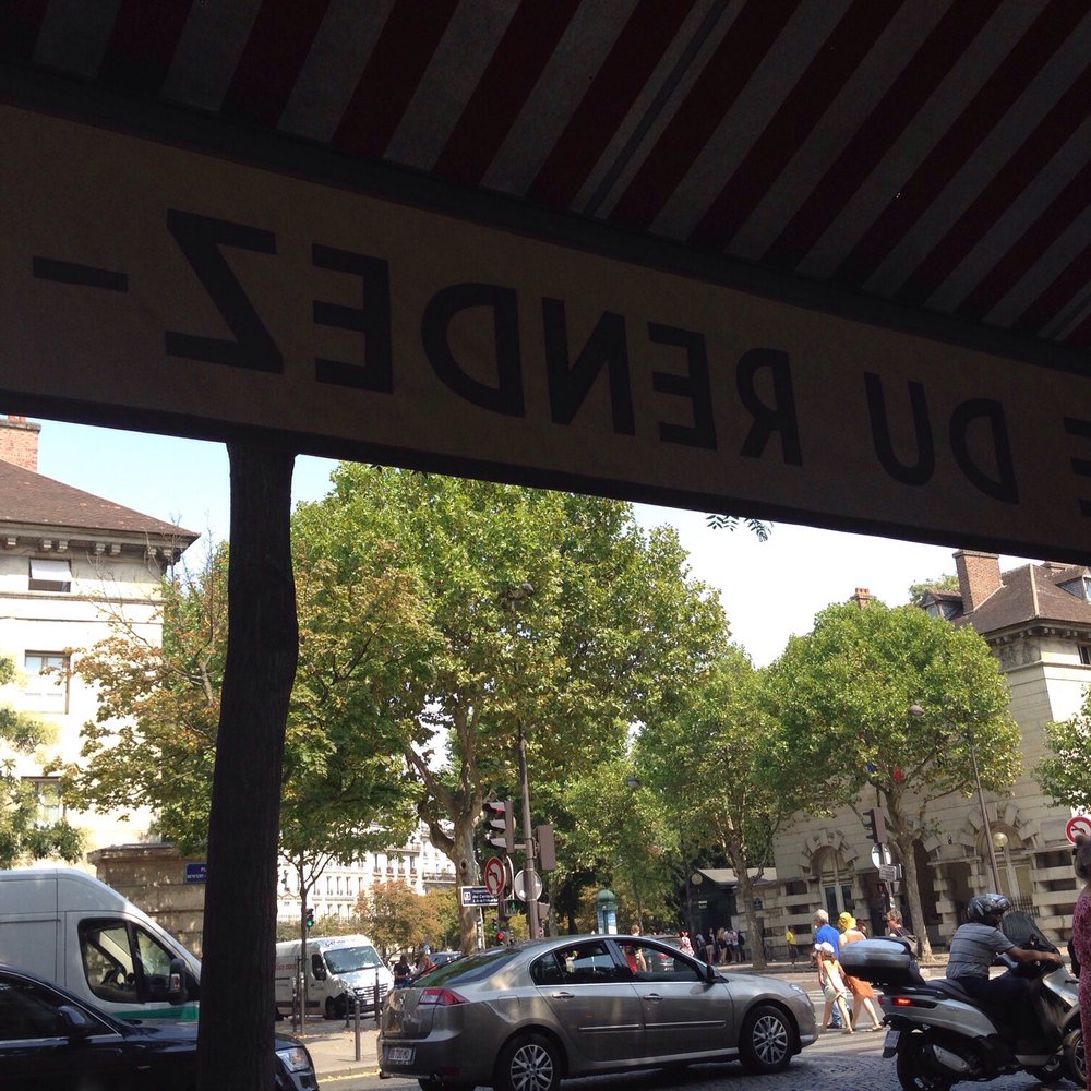 Café du Rendez-Vous - on a busy corner in Paris but just removed enough to be relaxing! - Cafes Near Me - Paris, 75 Café du Rendez-Vous - on a busy corner in Paris but just removed enough to be relaxing! - Cafes Near Me - Paris, 75