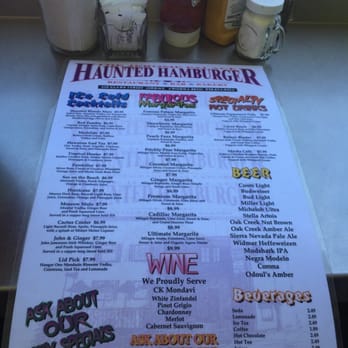 Haunted Hamburger - Drink menu - Burgers Near Me - Jerome, Arizona Haunted Hamburger - Drink menu - Burgers Near Me - Jerome, Arizona