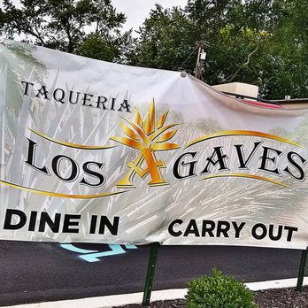 Taqueria Los Agave's - a sign for the restaurant - Mexican Near Me - Taylor, Michigan