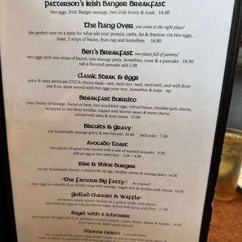 Patterson's Cafe - Breakfast Specialties - Breakfast & Brunch Near Me - Oxford, Ohio