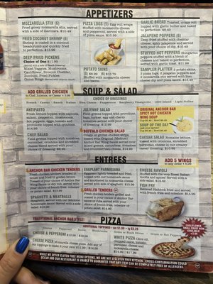 Menu photo 4 Anchor Bar Williamsville, NY