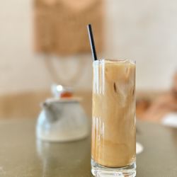 Santa Monica Proper Hotel - Iced oat milk latte from Palma