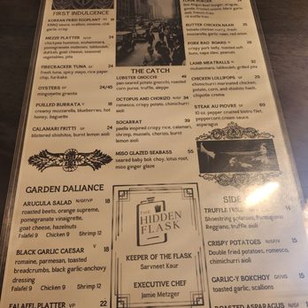 The Hidden Flask - Menu - Cocktail Bars Near Me - South Bound Brook, New Jersey The Hidden Flask - Menu - Cocktail Bars Near Me - South Bound Brook, New Jersey