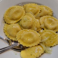 Lobster and crab ravioli