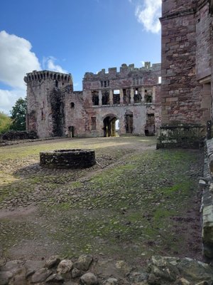 Raglan Castle by null