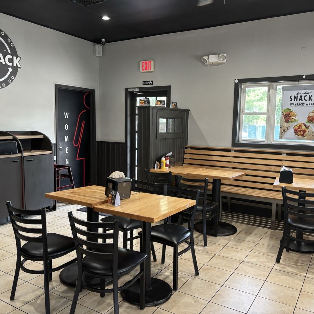 Wayback Burgers - Inside seating - Burgers Near Me - Rocky Hill, Connecticut Wayback Burgers - Inside seating - Burgers Near Me - Rocky Hill, Connecticut