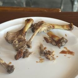 Porter's - What's left of the Tamarindo wings , excellent  ,