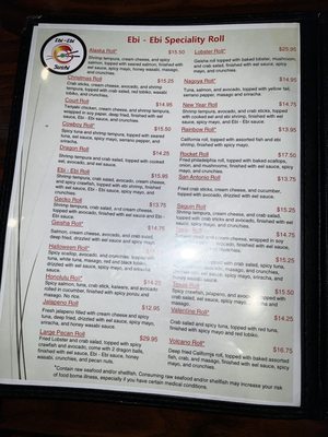 Menu photo 7 Ebi Ebi Sushi Seguin, TX