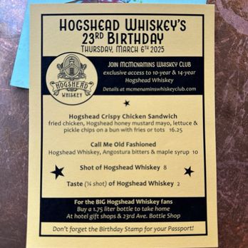McMenamins Grand Lodge - Birthday special menu - Hotels Near Me - Forest Grove, Oregon McMenamins Grand Lodge - Birthday special menu - Hotels Near Me - Forest Grove, Oregon
