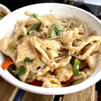 Sovereign - Korean glass noodle with chicken-- spicy - Poke Near Me - Miami, Florida