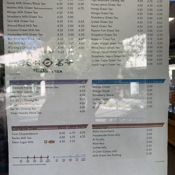 Ten Ren Tea - Menu May2022 - Bubble Tea Near Me - Cupertino, California Ten Ren Tea - Menu May2022 - Bubble Tea Near Me - Cupertino, California