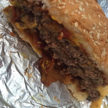 Five Guys - Bacon cheese burger meat x2!!! - Burgers Near Me - Las Vegas, Nevada Five Guys - Bacon cheese burger meat x2!!! - Burgers Near Me - Las Vegas, Nevada