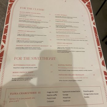Flora - Menu - Breakfast & Brunch Near Me - San Diego, California Flora - Menu - Breakfast & Brunch Near Me - San Diego, California