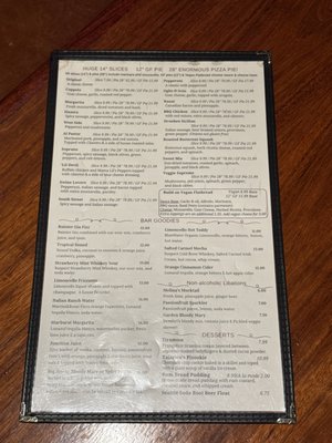 Menu photo 1 Talarico's Pizzeria Seattle, WA Menu photo 1 Talarico's Pizzeria Seattle, WA