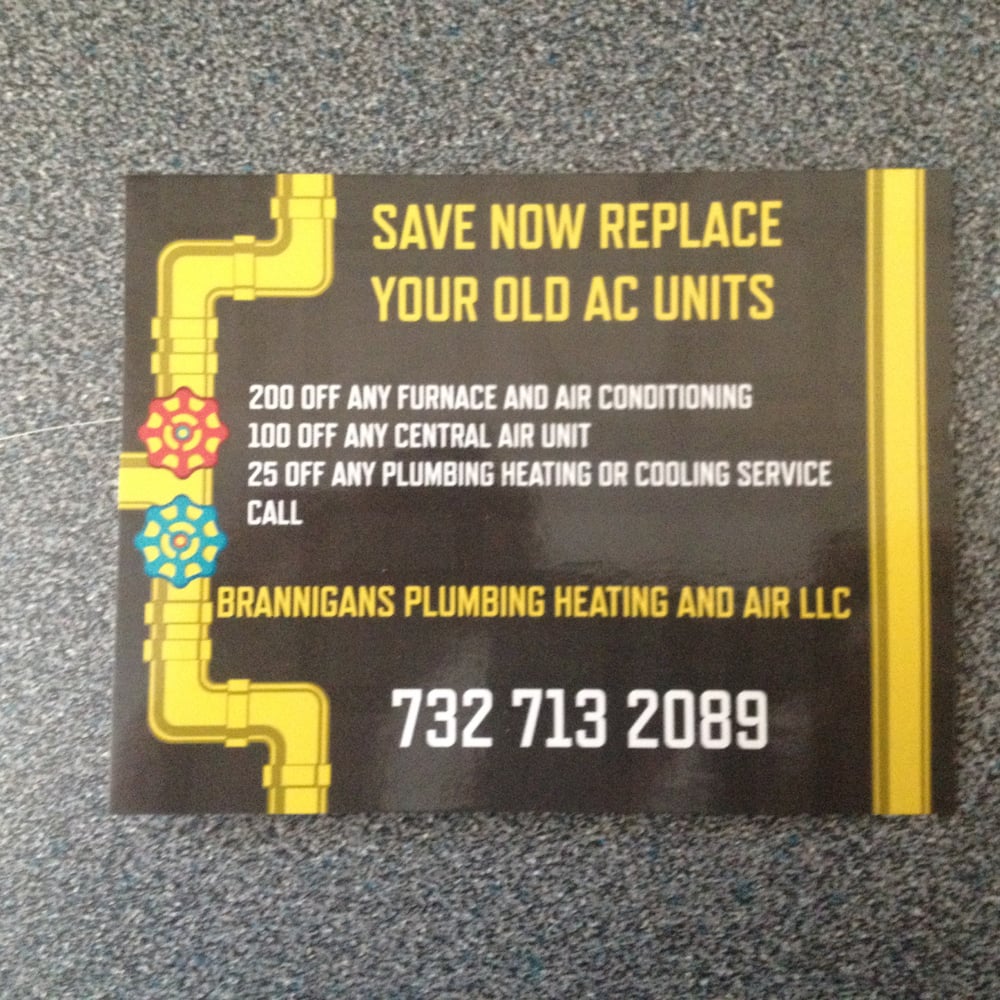 Slide of Brannigans Plumbing Heating Air