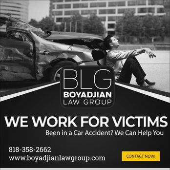 Boyadjian Law Group - Call us Now! Get a FREE consultation on your auto accident claim. - Personal Injury Law Near Me - North Hollywood, California Boyadjian Law Group - Call us Now! Get a FREE consultation on your auto accident claim. - Personal Injury Law Near Me - North Hollywood, California