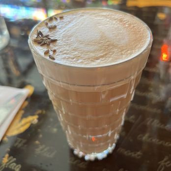 Tryzub Ukrainian Kitchen - Lavender and honey latte 7/10 - Ukrainian Near Me - Chicago, Illinois Tryzub Ukrainian Kitchen - Lavender and honey latte 7/10 - Ukrainian Near Me - Chicago, Illinois