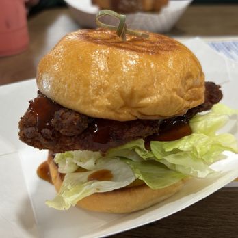 Taste Me - #S1 Orange Chicken Sandwich - Sandwiches Near Me - Scarborough, Maine Taste Me - #S1 Orange Chicken Sandwich - Sandwiches Near Me - Scarborough, Maine