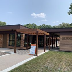 The Woodlands at White Oaks Park - Front entrance of the facility.