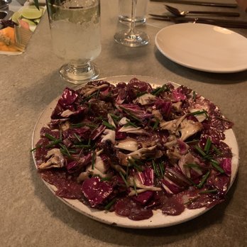 Grey Gardens - Venison carpaccio - Wine Bars Near Me - Toronto, Ontario